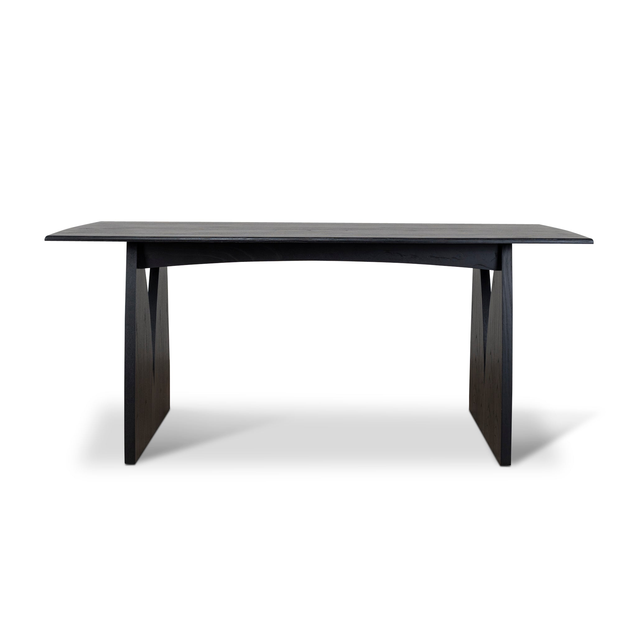 Amano 1.8m Elm Dining Table - Full Black