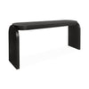 Alisha 1.7m Console Table - Textured Espresso Black