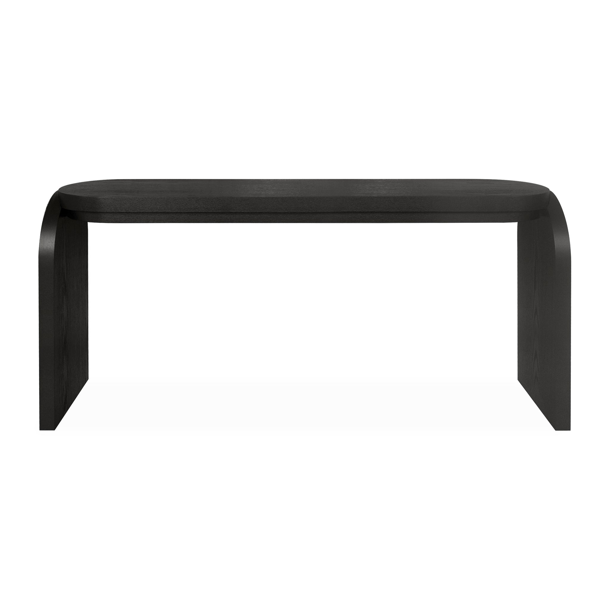 Alisha 1.7m Console Table - Textured Espresso Black