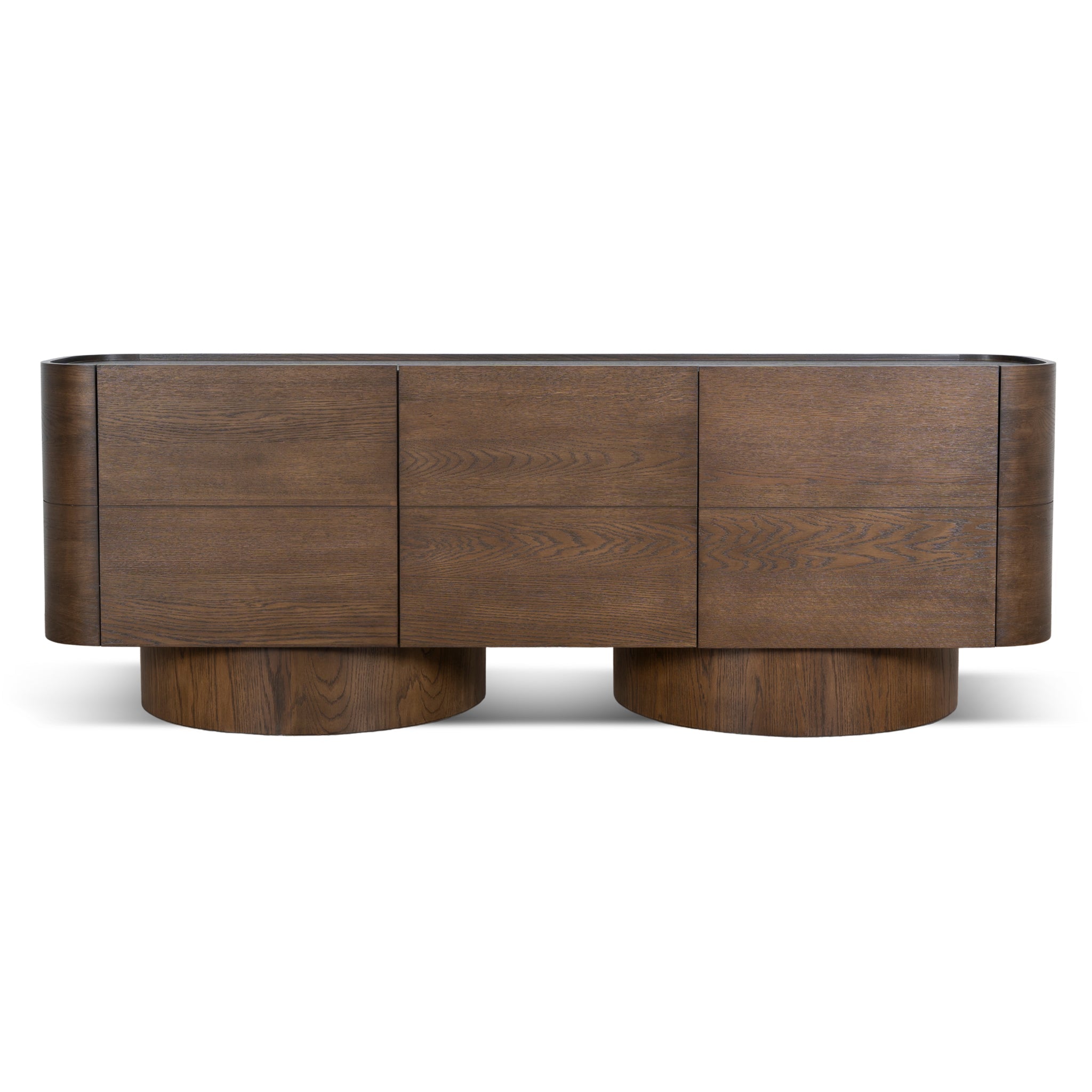 Gidon 2.2m Buffet Unit - Caramel Oak