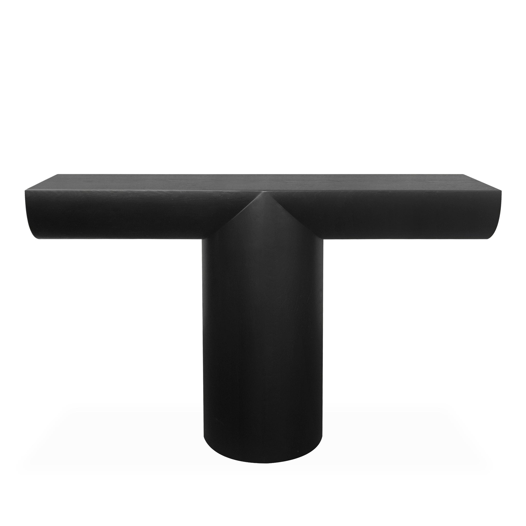 Solace 1.3m Console Table - Textured Espresso Black