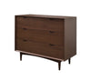 Asta 3 Drawer Walnut Chest Scandinavian Design
