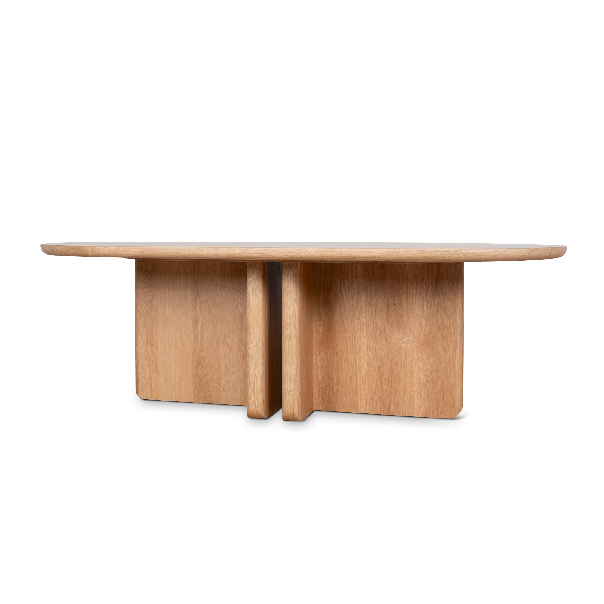 Valdis 2.4m Dining Table - Natural Oak