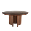 Mira 1.5m Round Dining Table - Walnut