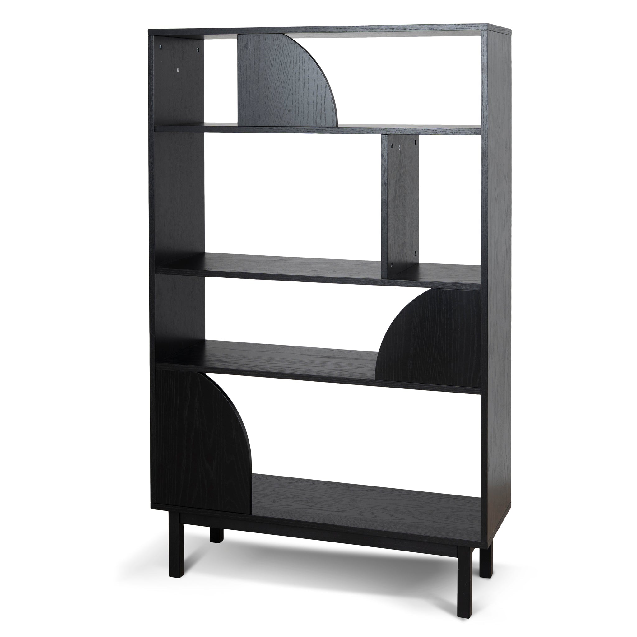Adone 1.6m (H) Book Shelf - Full Black