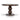 Orlun 1.2m Round Elm Dining Table - Walnut