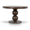 Orlun 1.2m Round Elm Dining Table - Walnut
