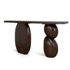 Orila 1.6m Elm Console Table - Walnut
