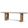 Auralin 2.4m Elm Dining Table - Natural