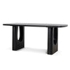Auralin 1.8m Elm Dining Table - Full Black