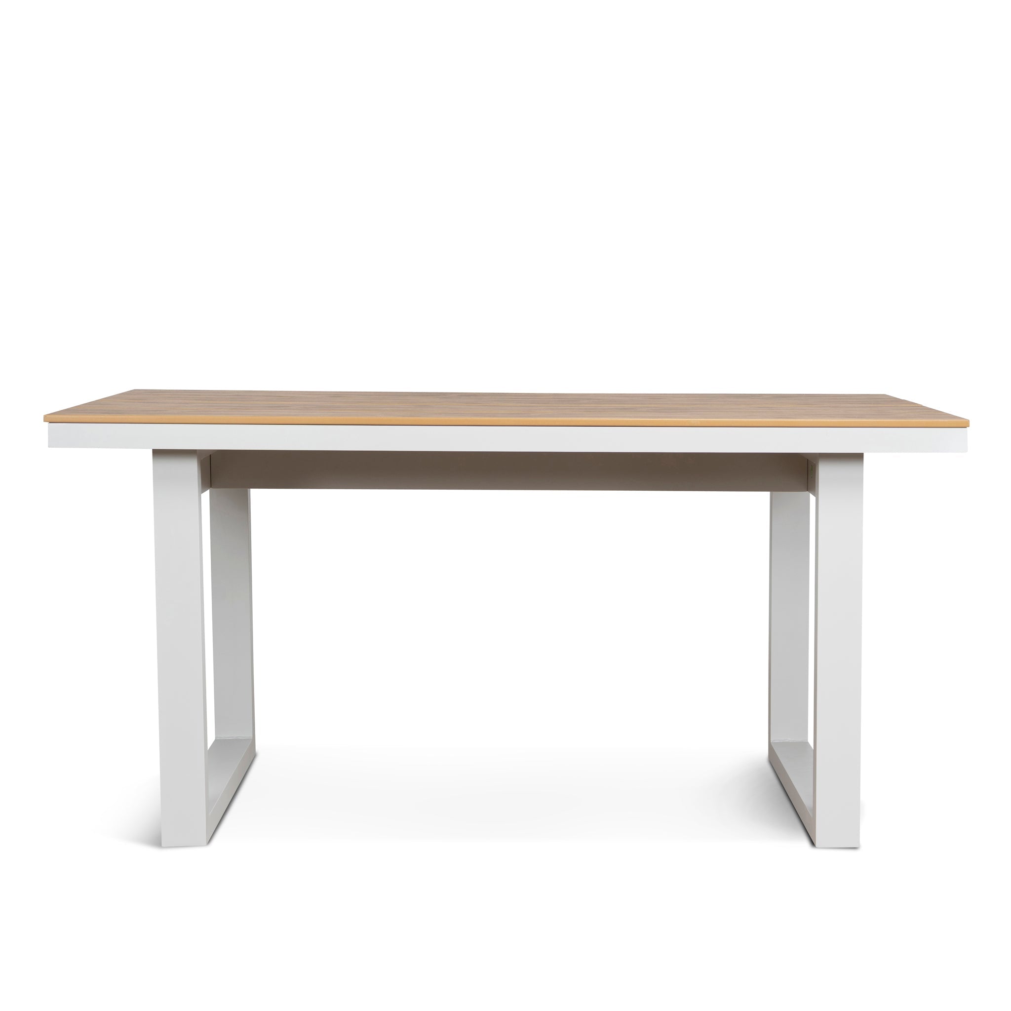 Monderra 1.6m Sand White Outdoor Dining Table - Natural