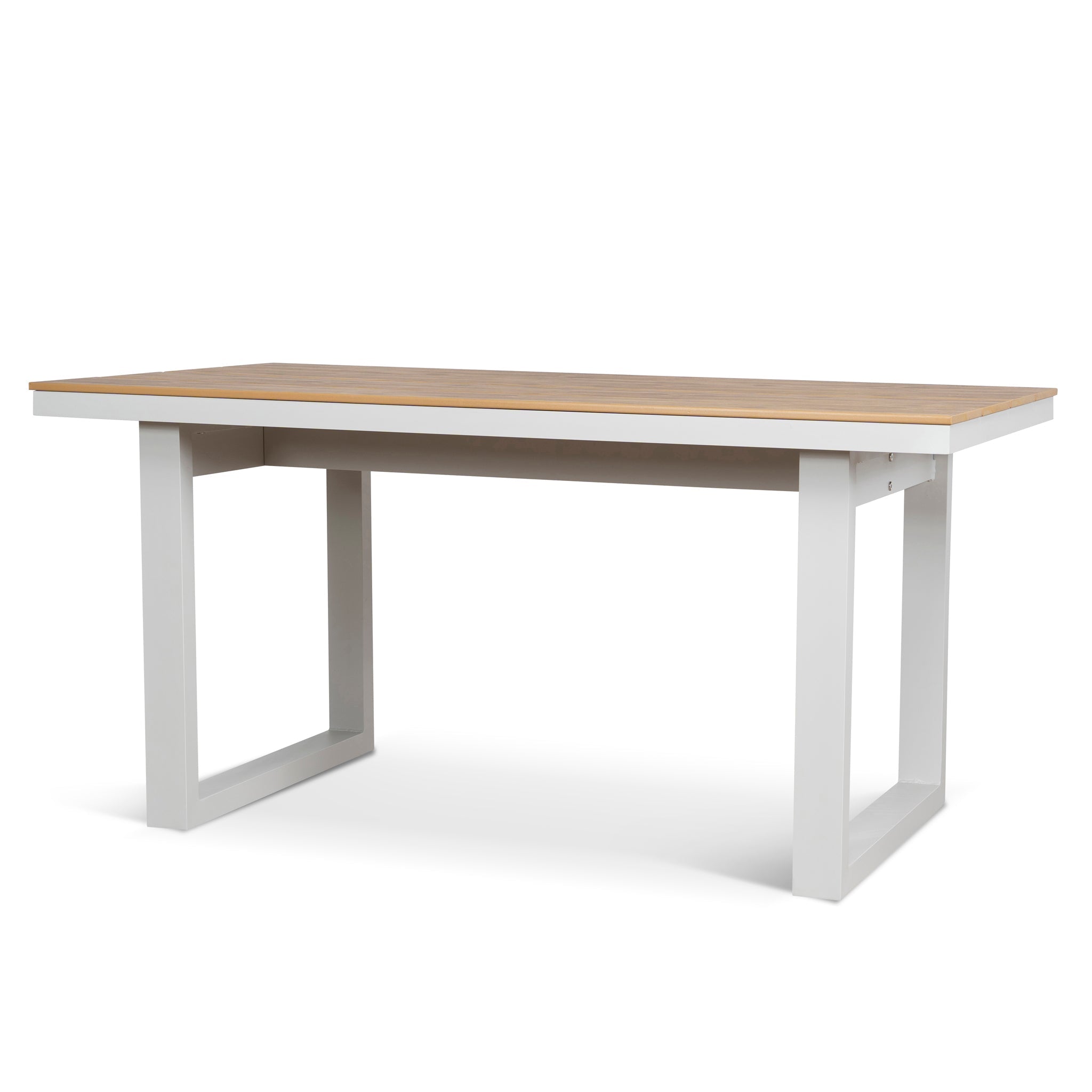 Monderra 1.6m Sand White Outdoor Dining Table - Natural