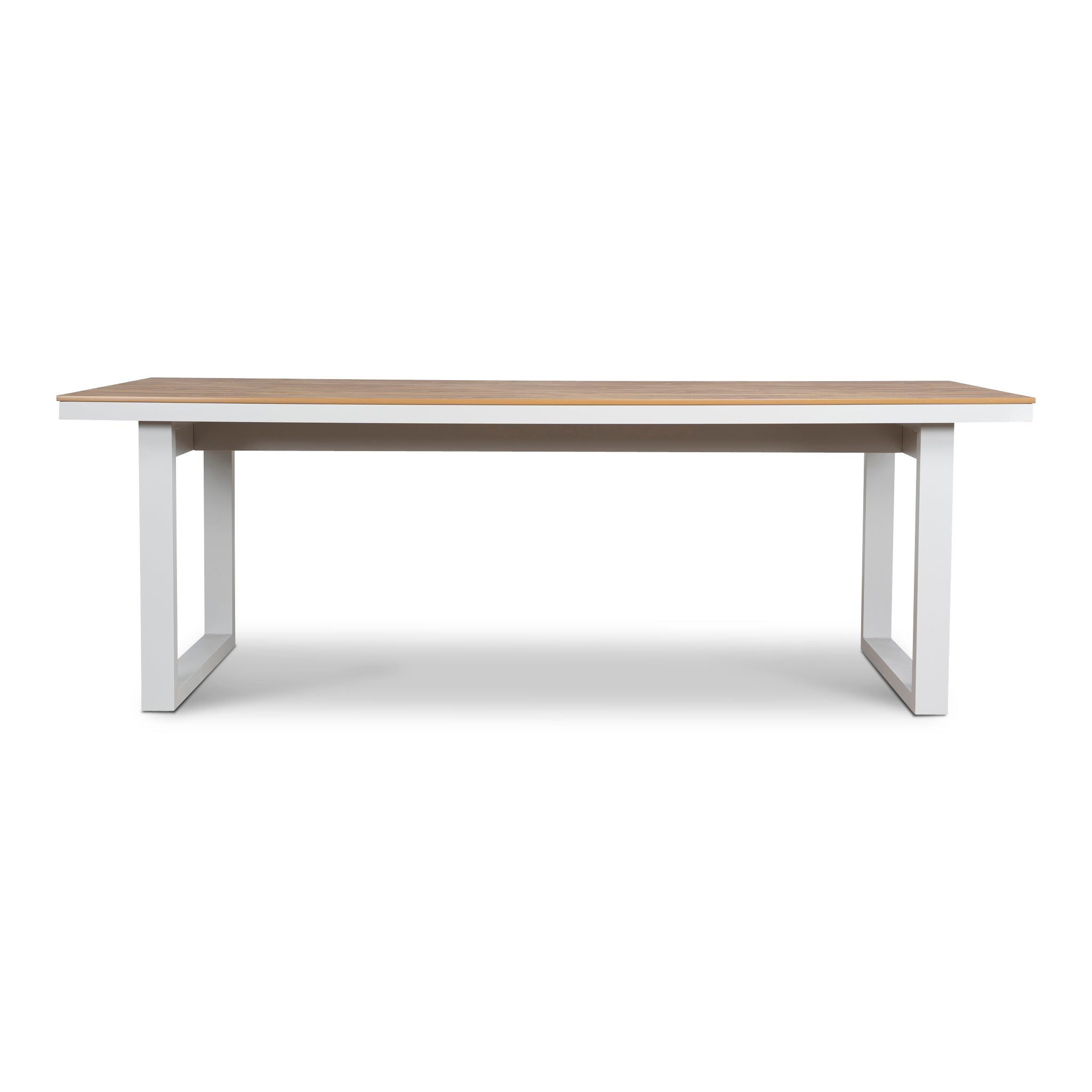 Monderra 2.3m Sand White Outdoor Dining Table - Natural