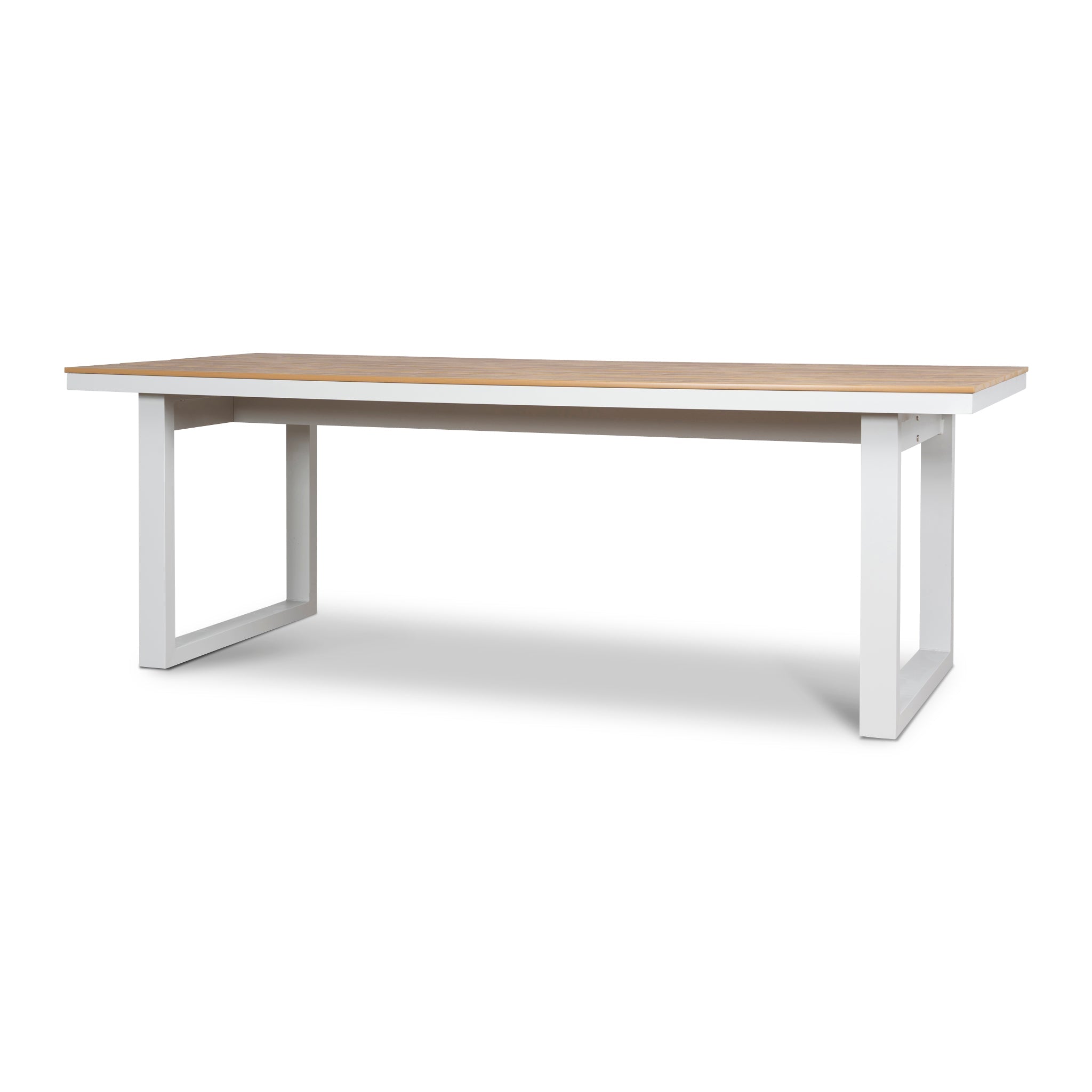 Monderra 2.3m Sand White Outdoor Dining Table - Natural