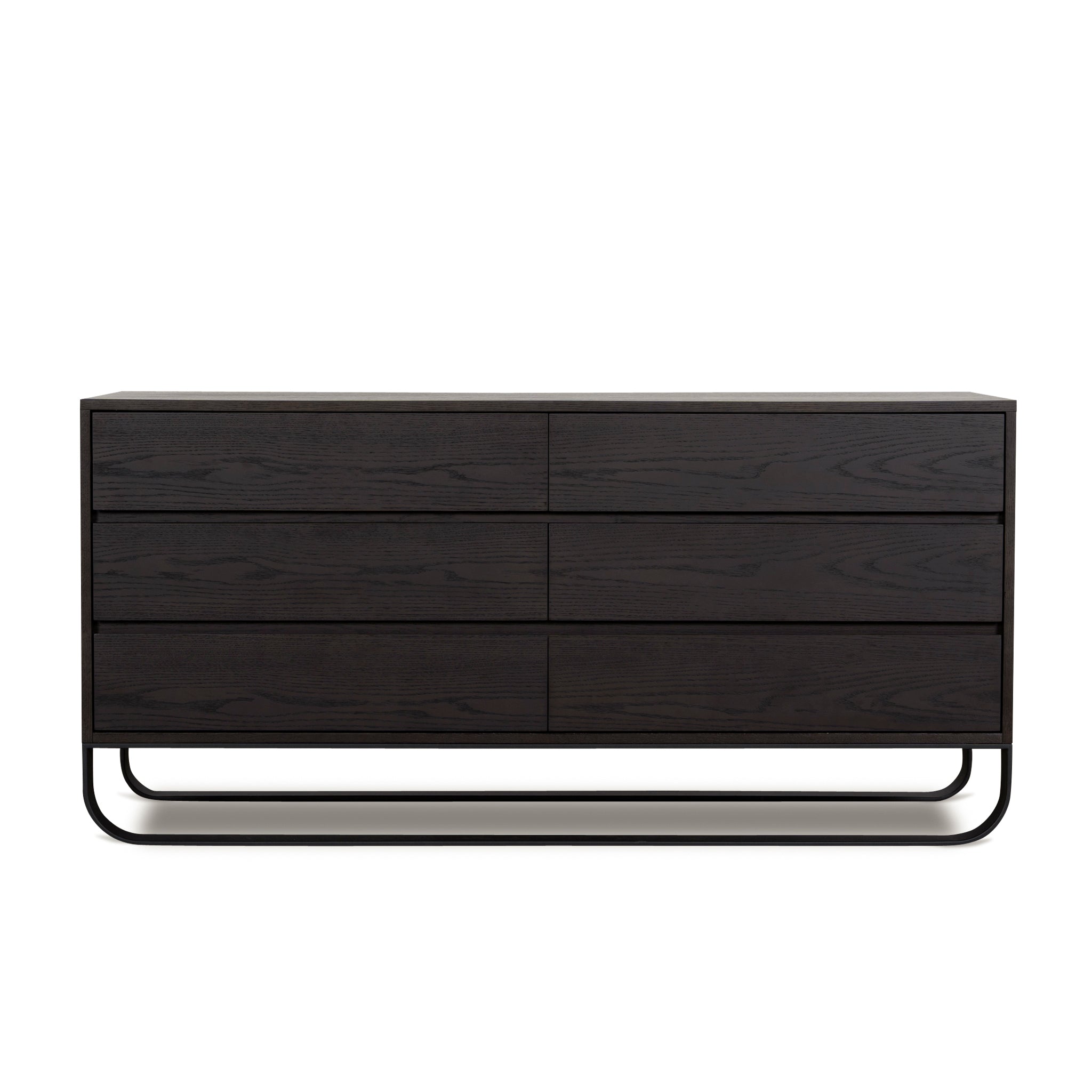 Strado 1.6m Dresser Unit - Dark Walnut