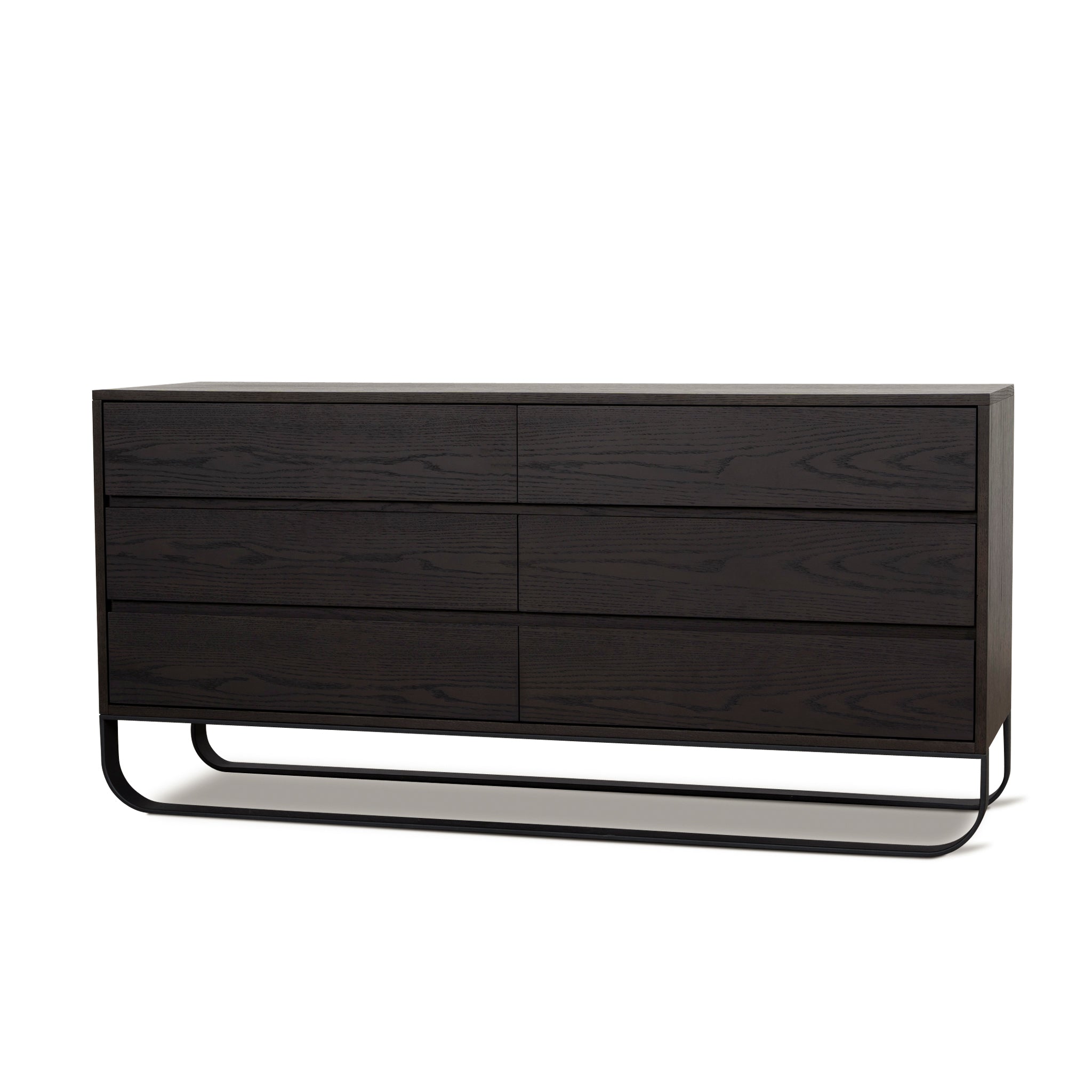 Strado 1.6m Dresser Unit - Dark Walnut