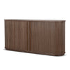 Linea 1.7m Wooden Buffets Unit - Walnut