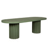 Sovana 2.4m Concrete Dining Table - Green