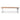 Ellis 2.5m Outdoor Dining Table - Natural Top and White Base