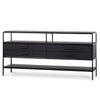 Arron 1.6m Sideboard Unit - Full Black