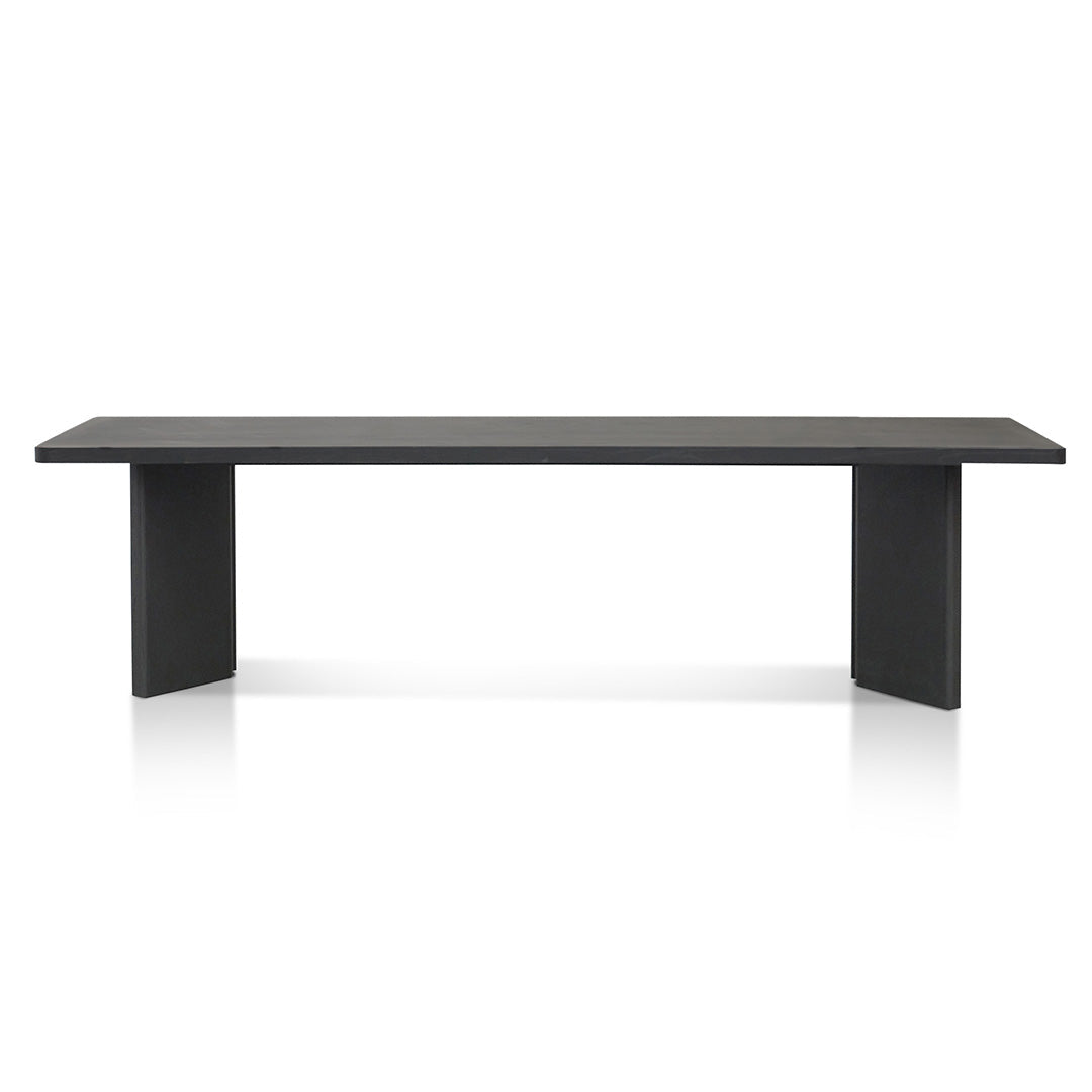 Munoz 3m Elm Dining Table - Full Black