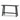 Murillo 1.2m Wooden Console Table - Full Black