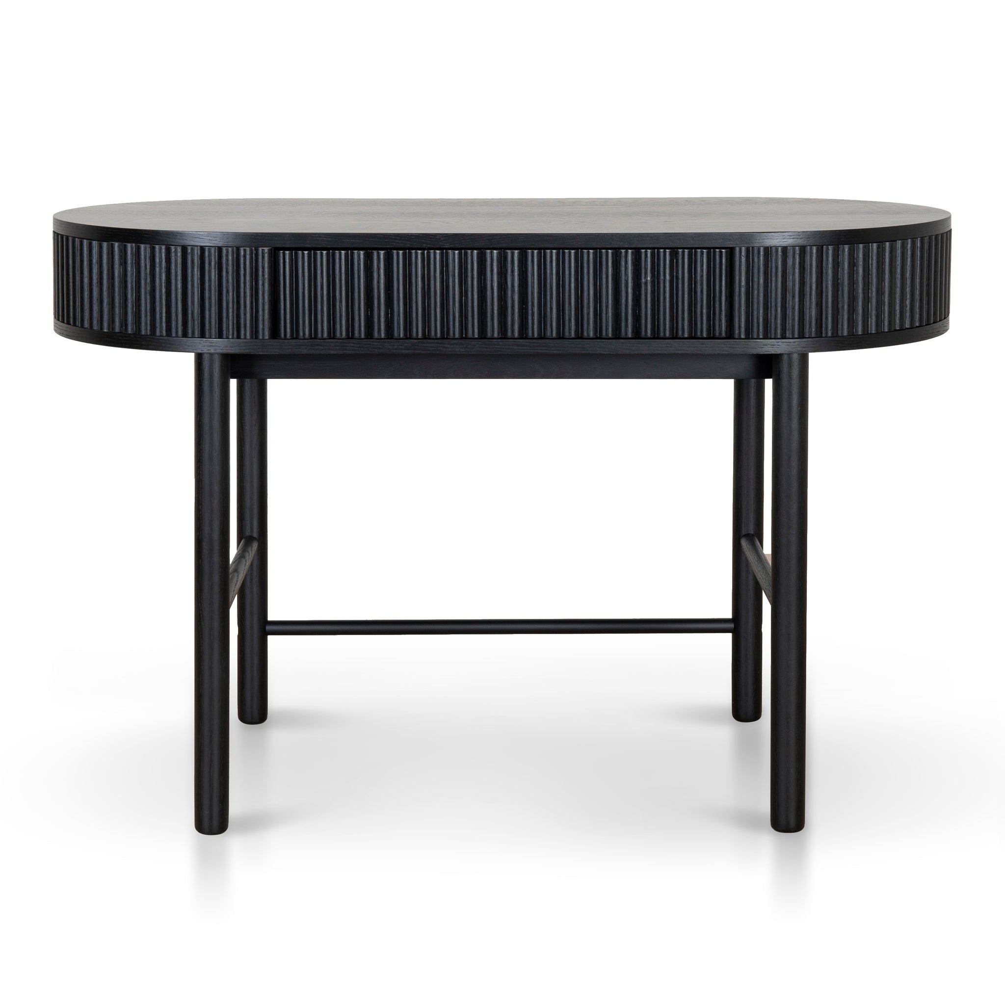 Melita 1.2m Home Office Desk - Full Black