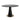 Leonardo 1.2m Round Dining Table - Full Black