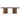 Roshan 2.4m Pill Shape Dining Table - Caramel Oak