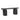 Junon 1.9m New Elm Console Table - Full Black