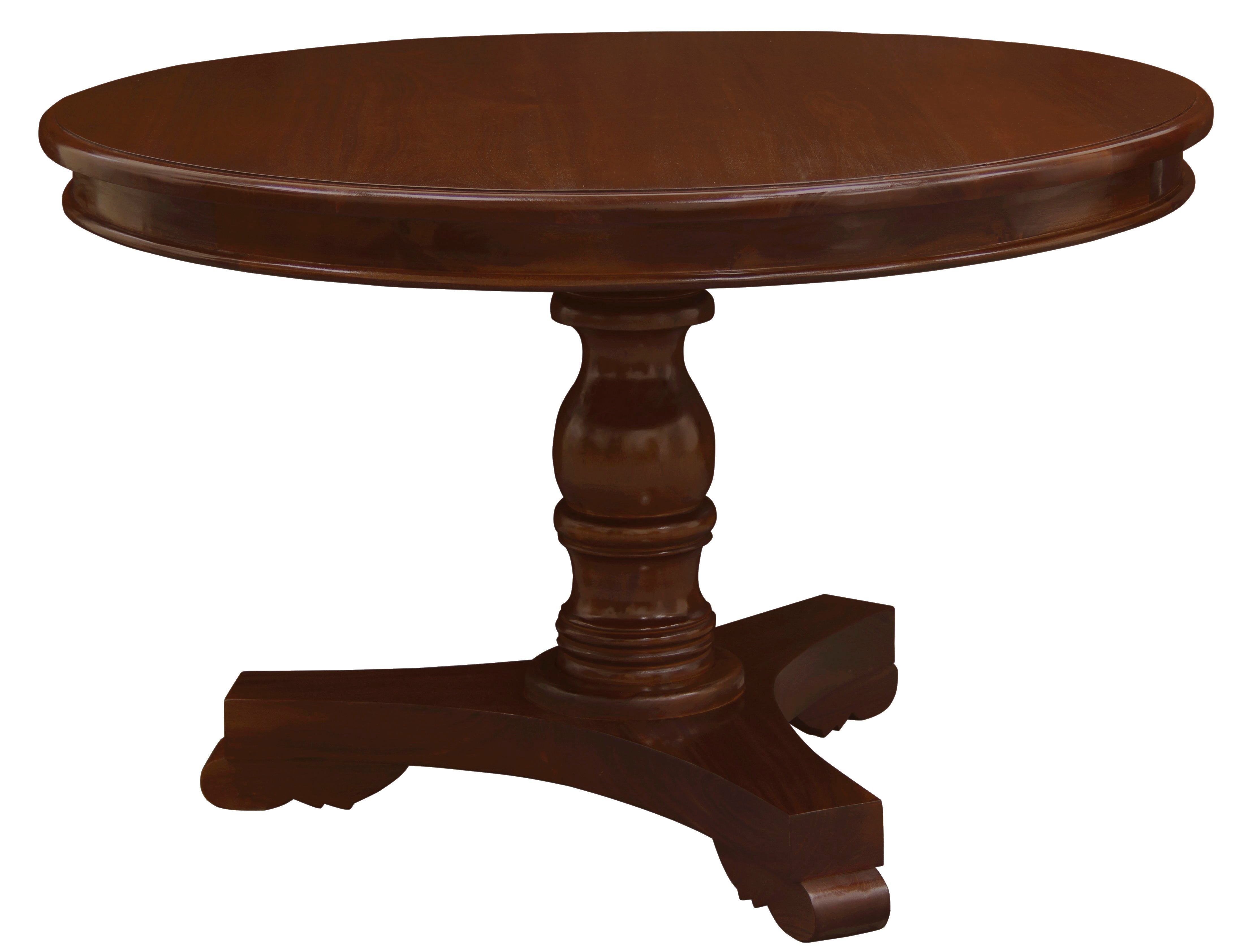 Tasmania Round Dining Table - Mahogany