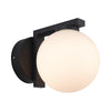 Edzel Single Light Wall Light - Black