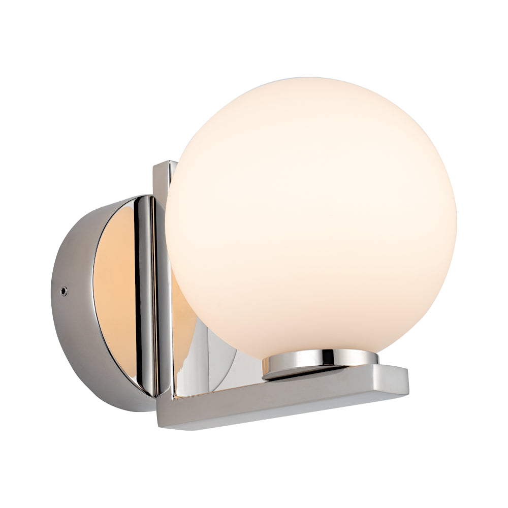 Edzel Single Light Wall Light - Chrome