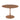 Elan Round Dining Table Matte Pumpkin Glass