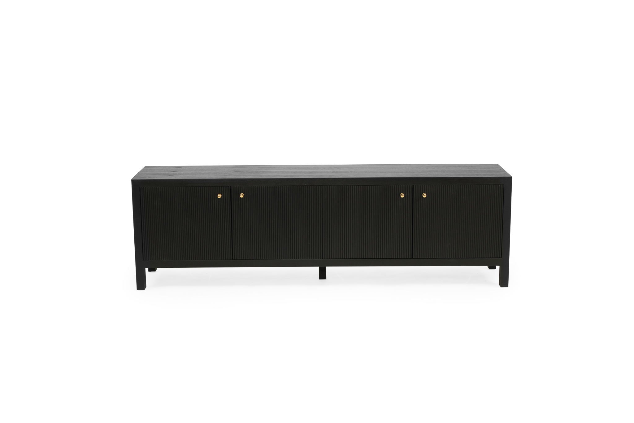 Audrey Entertainment Unit 200cm - Black