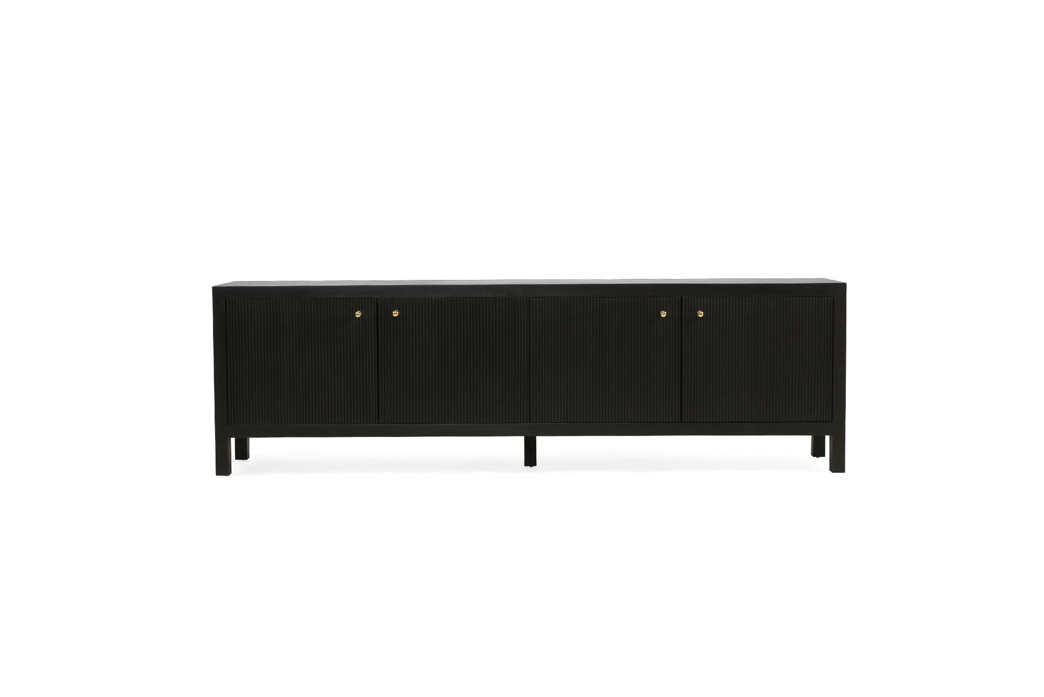 Audrey Entertainment Unit 200cm - Black