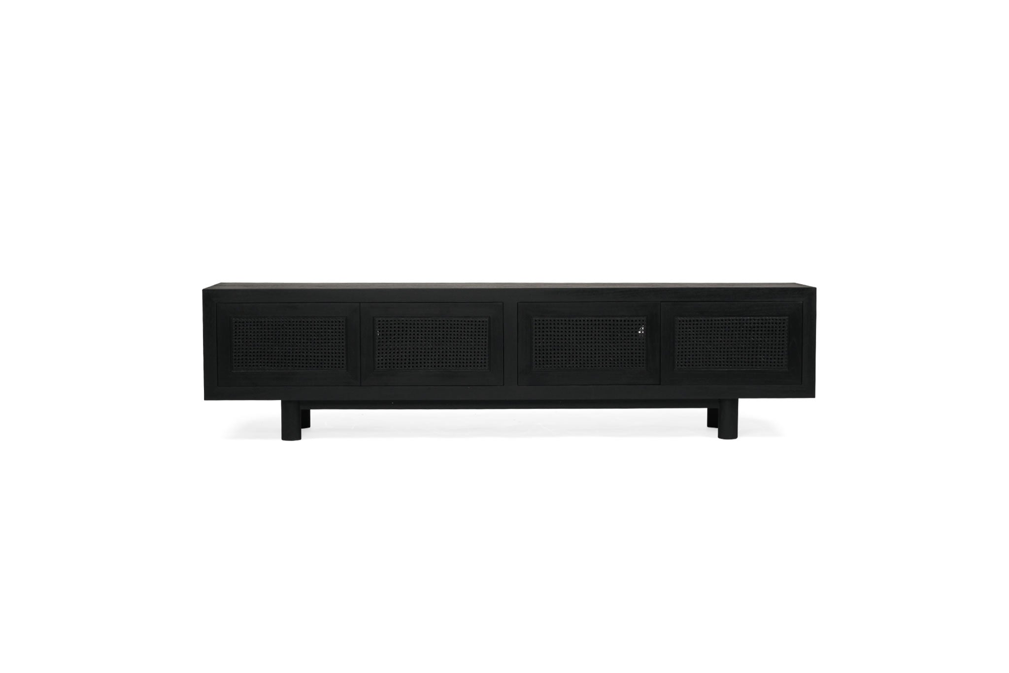 Iluka Four Door Entertainment Unit - Black