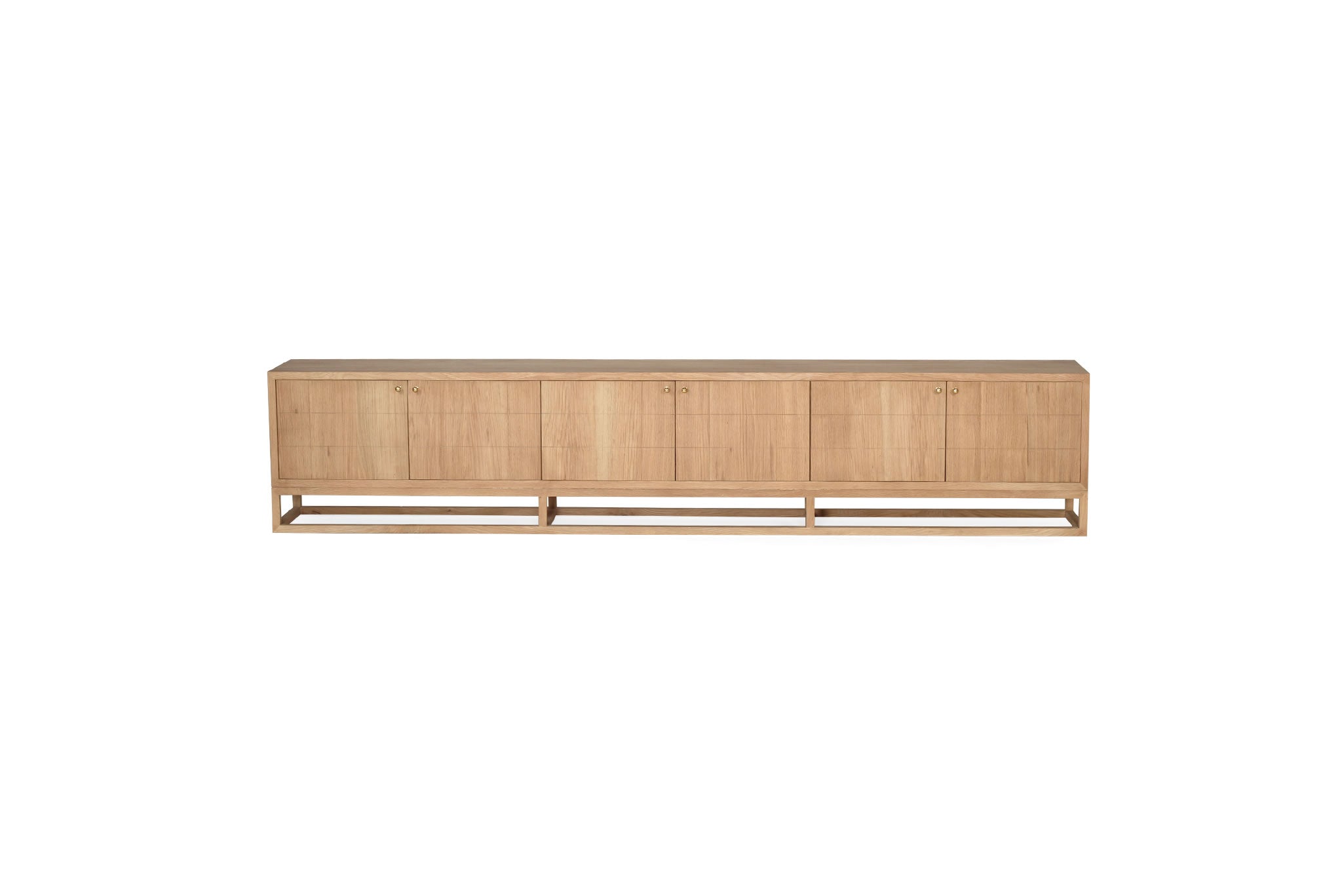 Lisette Entertainment Unit - 6 Door - Natural