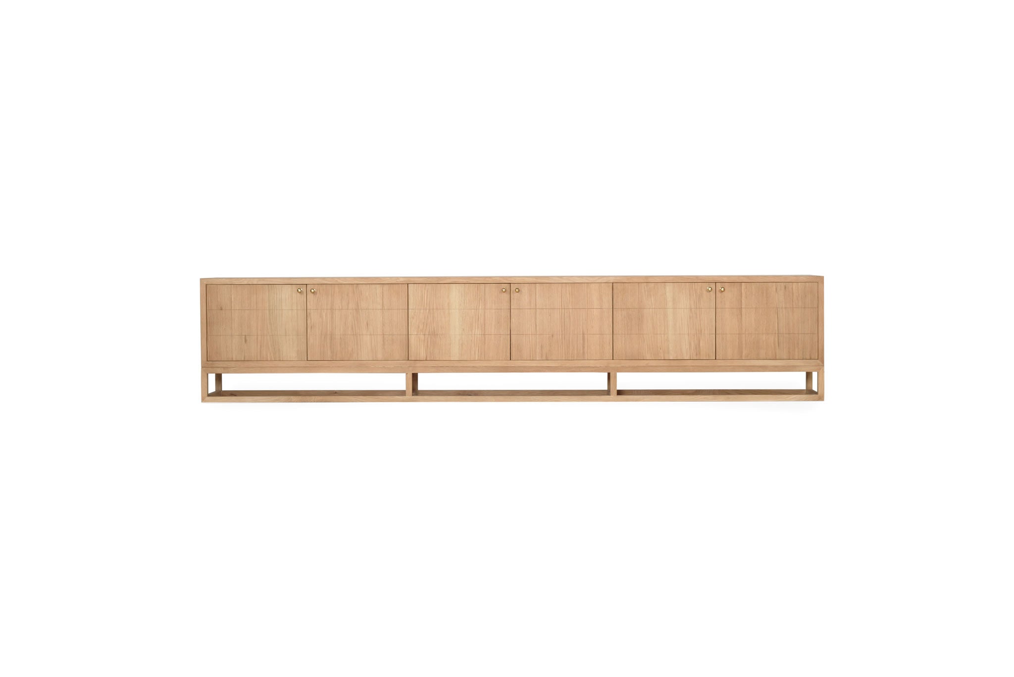 Lisette Entertainment Unit - 6 Door - Natural