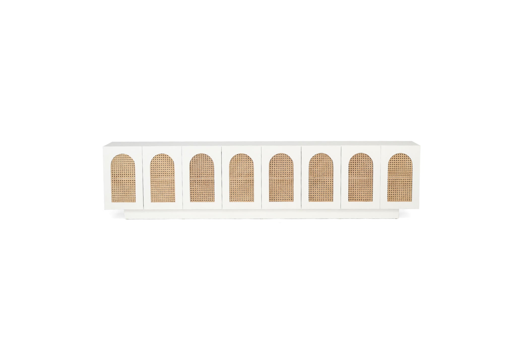 Ryan Eight Door Entertainment Unit - White