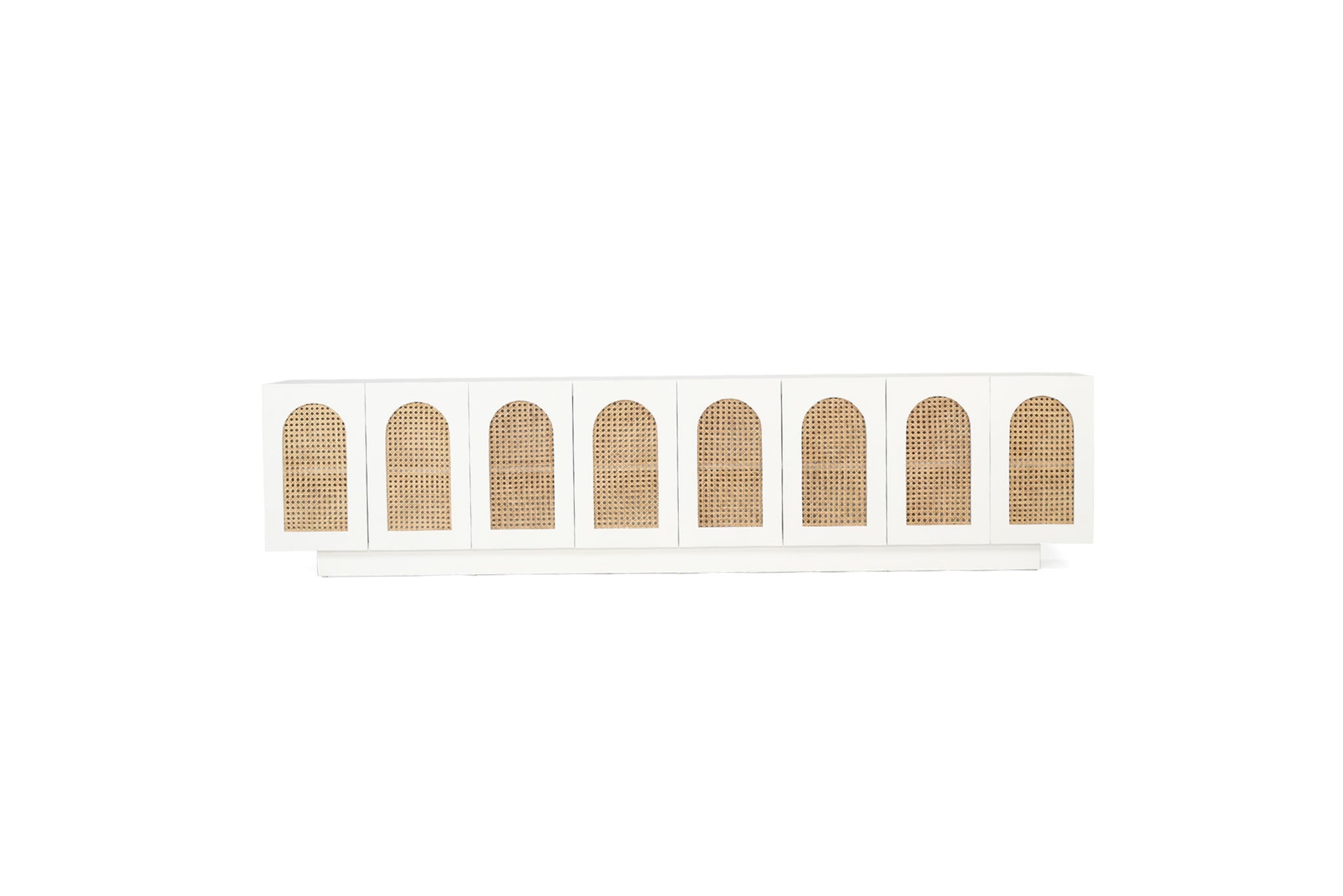 Ryan Eight Door Entertainment Unit - White