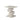 Eros Side Table Travertine - White