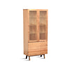 Evka Display Cabinet 2 Gls Dr, 2 Timber Dr