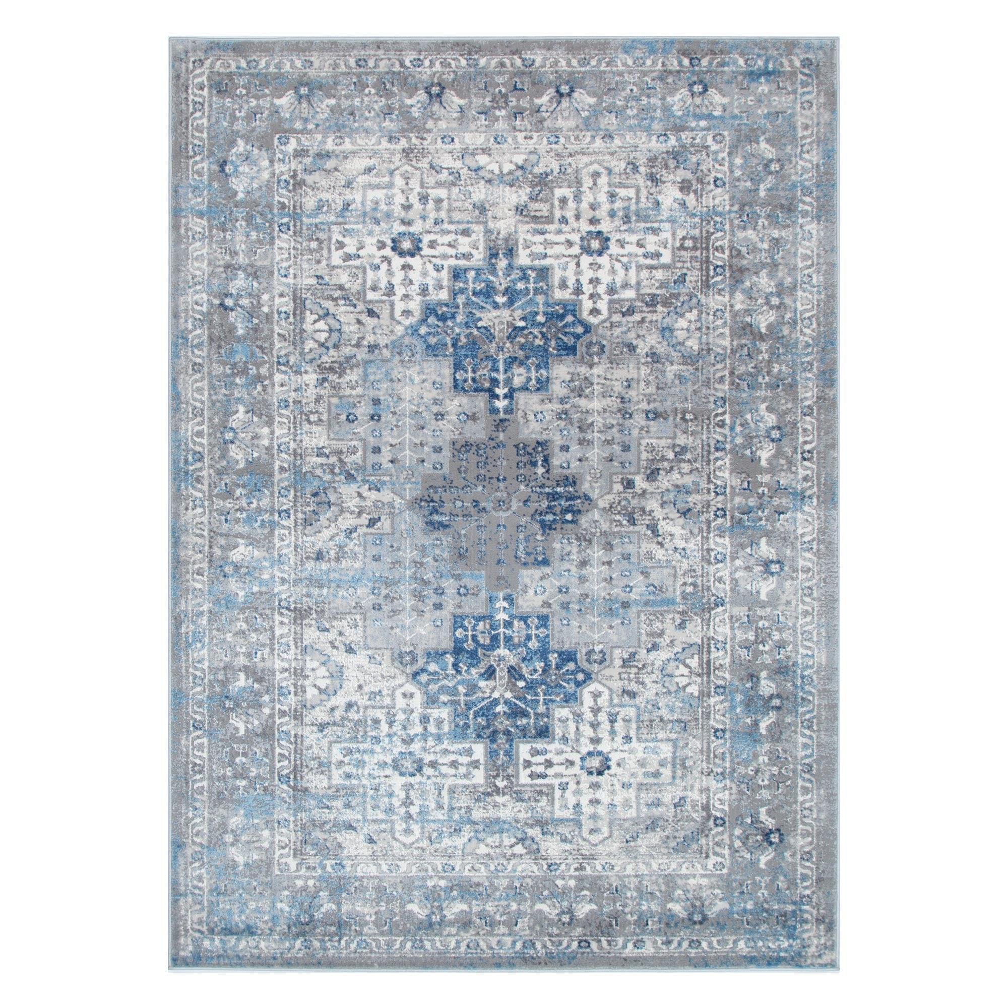 Amelia Navy Blue Oriental Rug 160x230cm