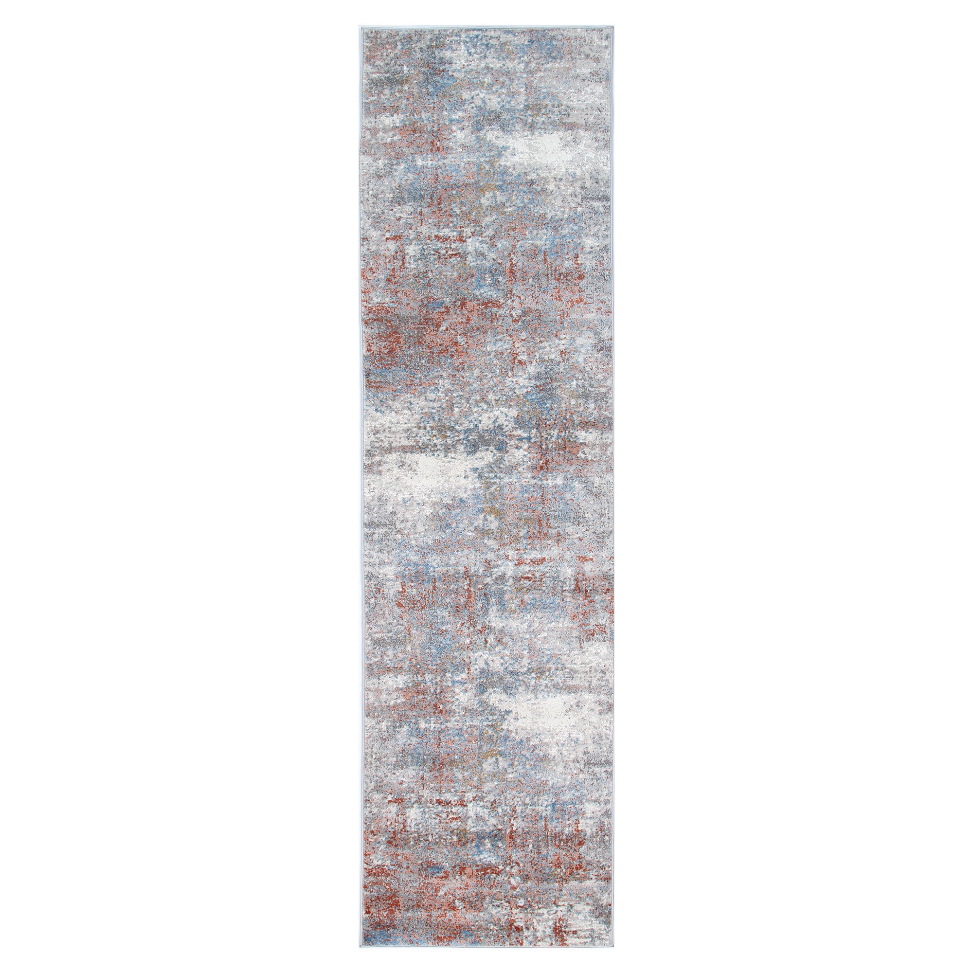 Amelia Multi Colour Modern Rug 80x300cm