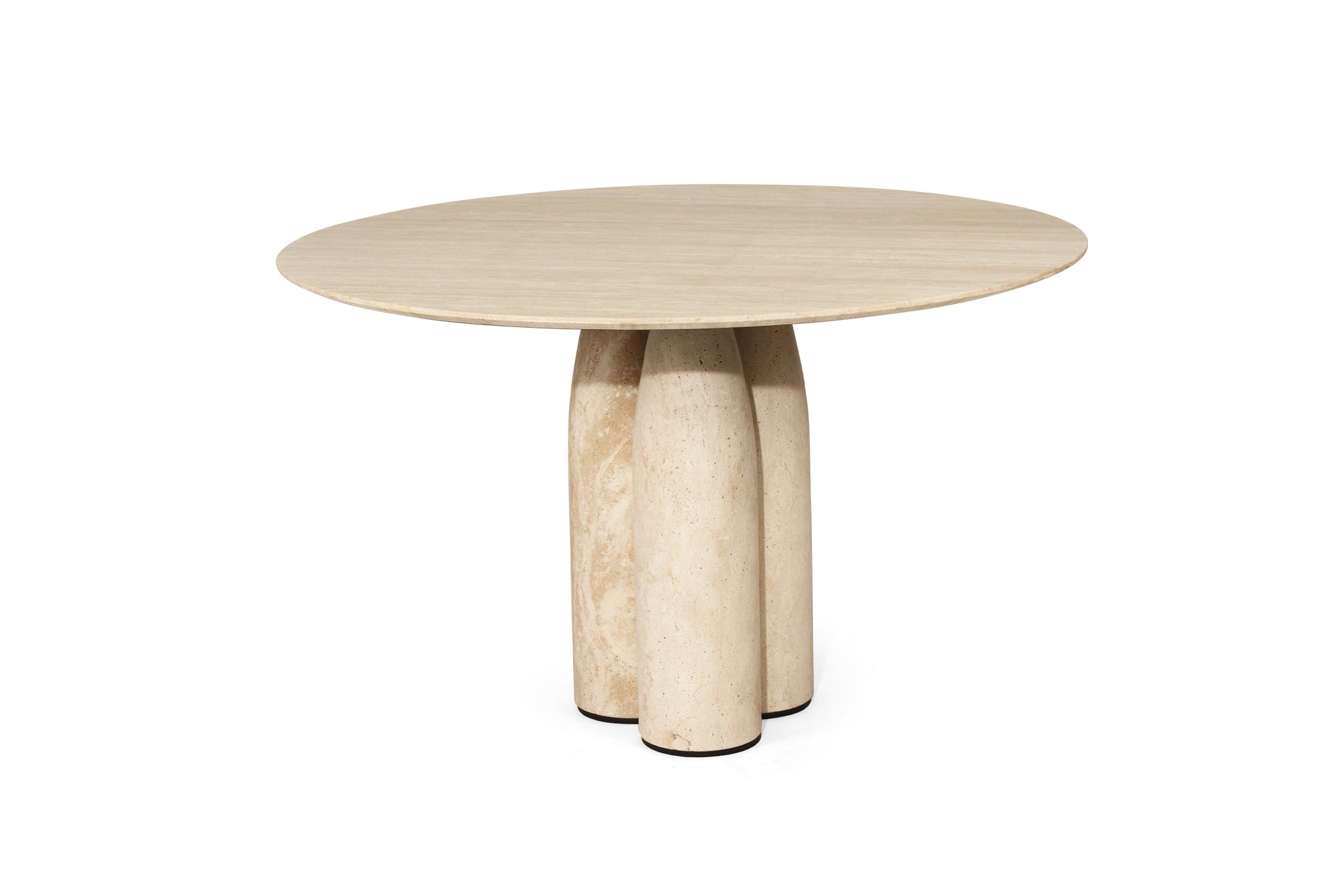 Elio Travertine Dining Table