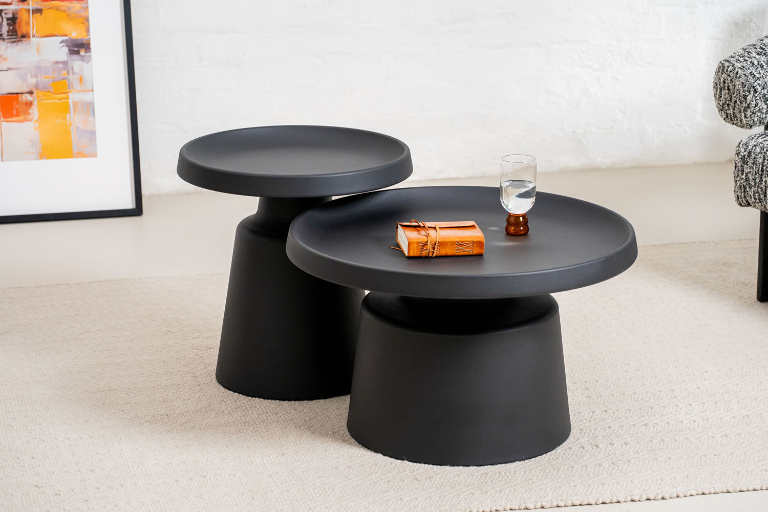 Fendi Coffee Table Set - Black