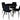 Fiorenza 5 Piece Round Dining Set - Black Marble/Black Velvet Chairs
