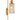 Wall Int S/M SES Ribbed Amber Glass & Gold Hardwire Round Top Cylinder