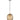 Pendant ES 72W Amber Wine Glass DimpLED/W Brass Highlight OD 190 X H305mm